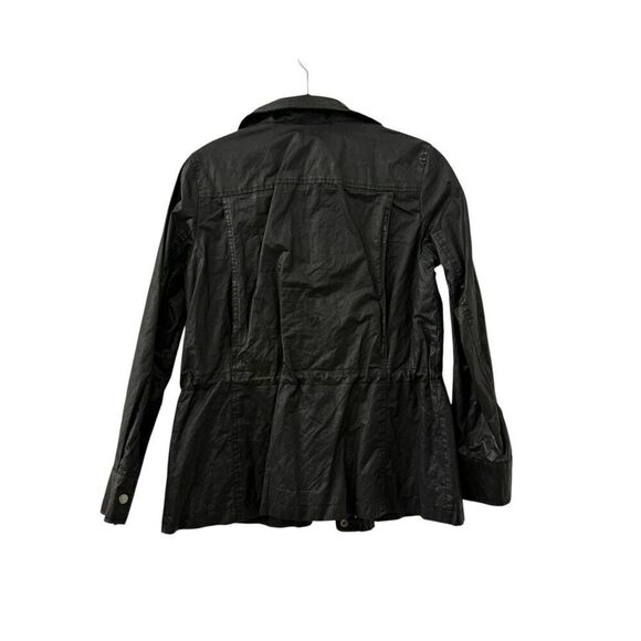 Armani Exchange Plaid Flannel Lined Zip Up Utility Jacket Black Women's Small - Picture 3 of 6